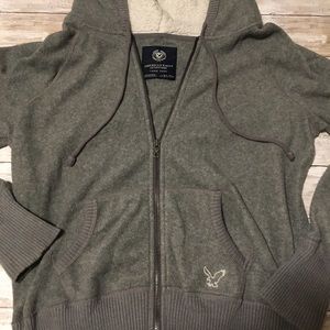 American Eagle zip up sweater xl